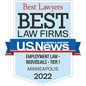 Best Lawyers | Best Law Firms | U.S. News & World Report | Employment Law - Individuals - Tier 1 | Minneapolis 2022